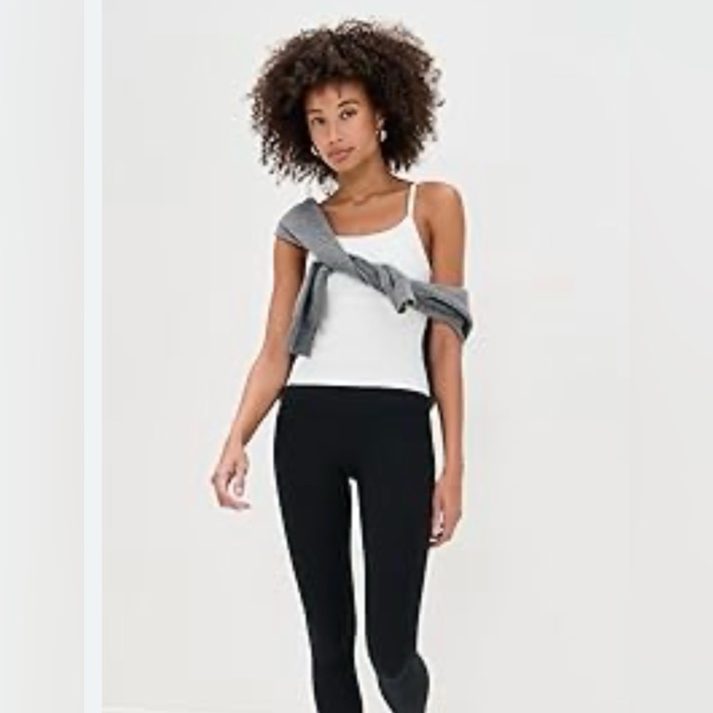 Beyond Yoga Spacedye White Tank. Size Large. 87% Polyester, 13% Spandex.